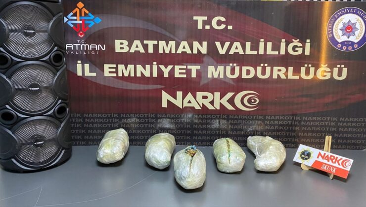 Batman'da uyuşturucu operasyonunda yakalanan şüpheli tutuklandı