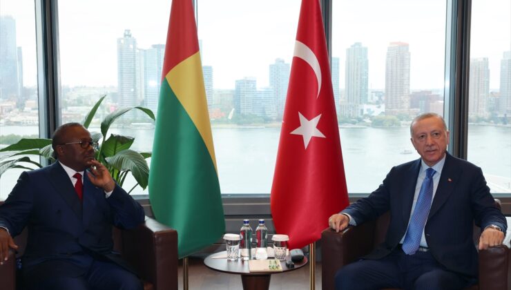 Cumhurbaşkanı Erdoğan, Gine Bissau Cumhurbaşkanı Embalo ile görüştü