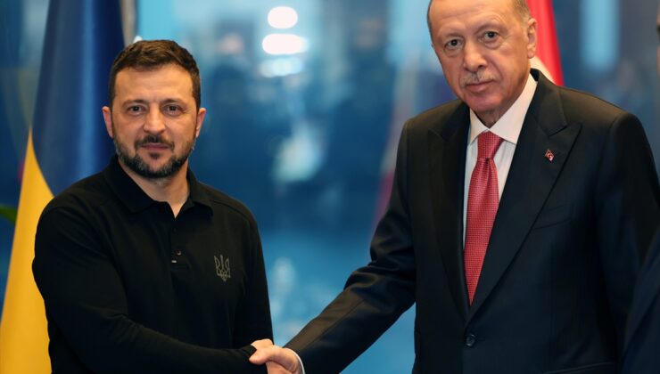 Cumhurbaşkanı Erdoğan, Ukrayna Devlet Başkanı Zelenskiy ile görüştü