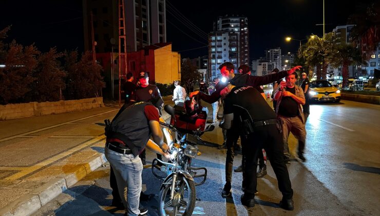 Mersin’de motosiklet sürücülerine yönelik “şok uygulaması” başlatıldı