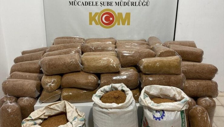 Samsun'da 435 kilogram kaçak tütün ele geçirildi