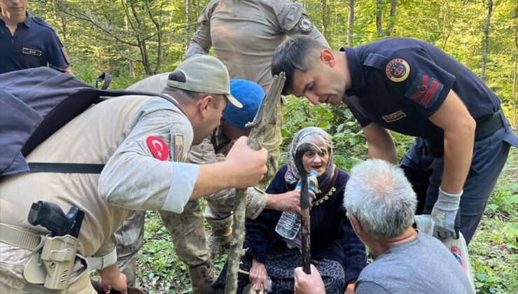 Sinop’ta mantar toplarken kaybolan kadın ormanda bulundu