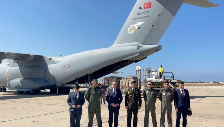 Türkiye'nin gönderdiği insani yardım Lübnan'a ulaştı