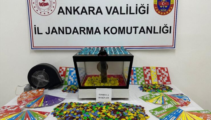 Ankara’da kumarhane olarak kullanıldığı belirlenen çiftlik evinde 2 kişi yakalandı