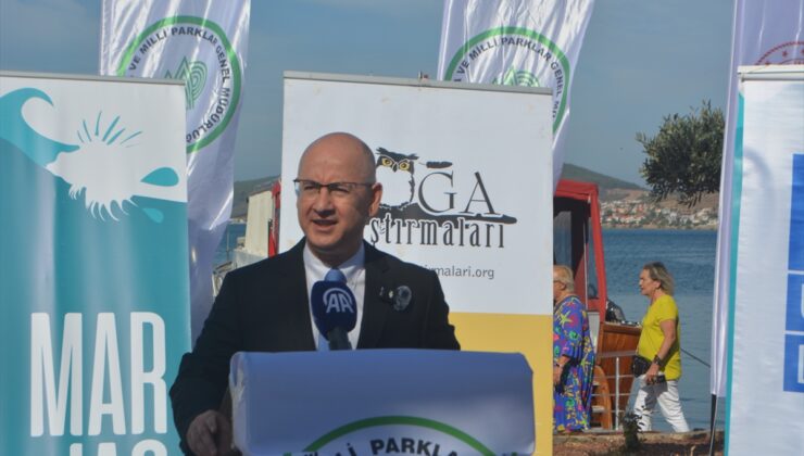 Ayvalık’ta “denizin akciğerleri”nin korunmasına tekne bağlama şamandırasıyla destek olunuyor