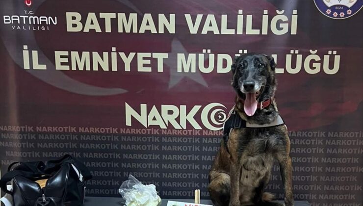 Batman'da yolcu otobüsünün bagajında uyuşturucu ele geçirildi