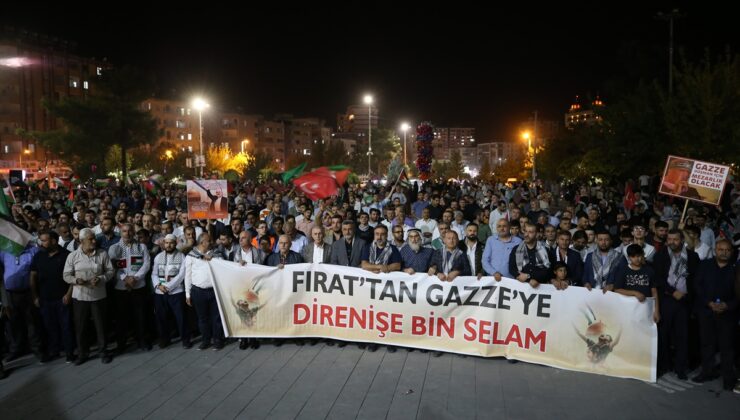 Diyarbakır, Siirt, Şırnak ve Mardin’de İsrail’in Filistin’e yönelik saldırıları protesto edildi