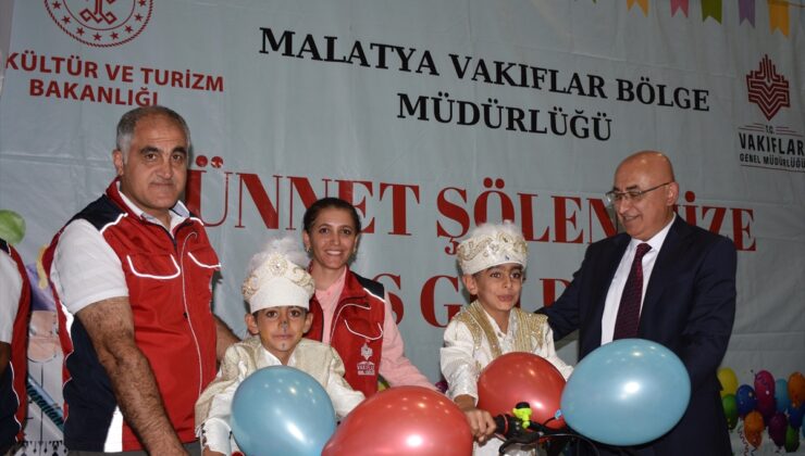 Elazığ’da 20 çocuk için sünnet şöleni düzenlendi