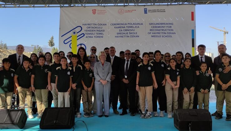 Hatay’da depremde yıkılan okul, UNDP kapsamında yeniden inşa edilecek