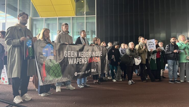 Hollanda’da memurlar, Gazze’deki soykırımı ve Hollanda hükümetini protesto etti