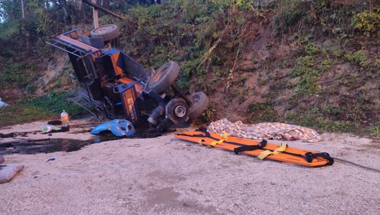 Ordu’da tarım aracının devrildiği kazada 1 çocuk öldü, 3 çocuk yaralandı