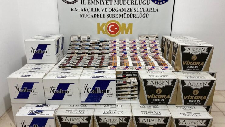 Samsun'da 350 bin makaron ele geçirildi