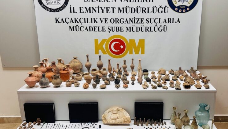 Samsun’da tarihi eser kaçakçılığı operasyonunda 1 kişi yakalandı