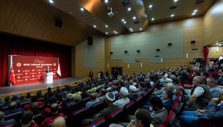 TBMM Başkanı Kurtulmuş, Düzce’de “Sivil Toplum Buluşması” programında konuştu: