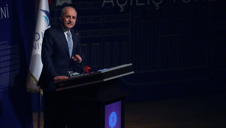 TBMM Başkanı Kurtulmuş, Düzce Üniversitesi Akademik Yıl Açılış Töreni’nde konuştu: