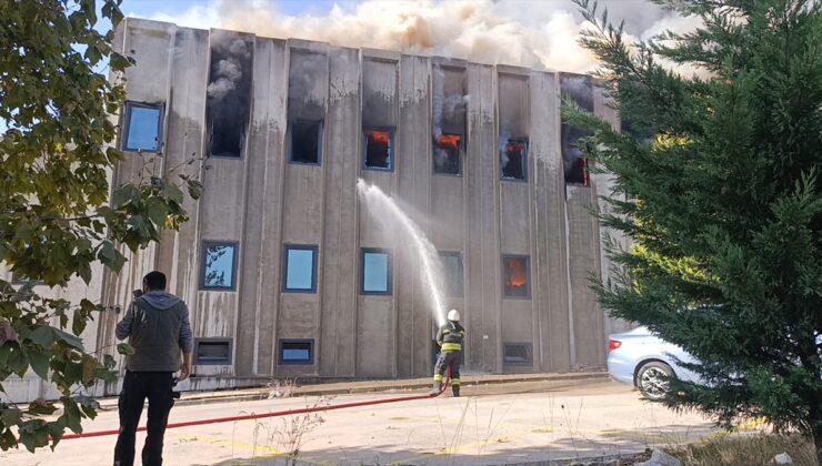 Tekirdağ’da fabrikada çıkan yangına müdahale ediliyor