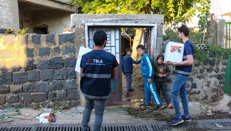 TİKA’dan Lübnan’a gıda ve hijyen malzemesi desteği