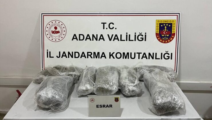 Adana'da 6 kilogram uyuşturucuyla yakalanan 2 kişi tutuklandı