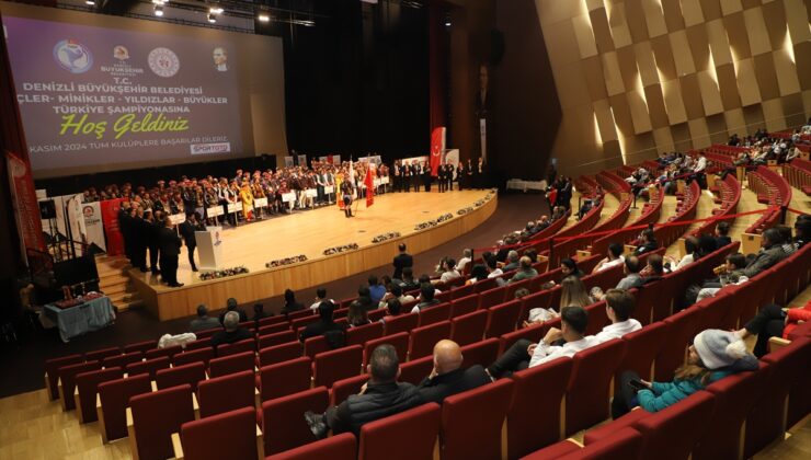 Denizli’de Halk Oyunları Kulüpler Türkiye Şampiyonası sona erdi