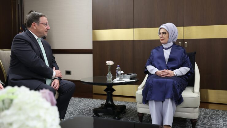 Emine Erdoğan, BM Kalkınma Programı İcra Direktörü Steiner ile görüştü