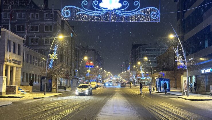 Erzurum’da kar etkili oldu – Haber 1