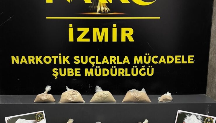 İzmir’de 4 kilo 838 gram eroin ele geçirildi