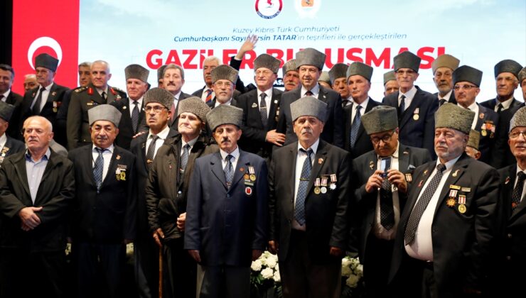 KKTC Cumhurbaşkanı Tatar, Samsun’da Kıbrıs gazileriyle bir araya geldi: