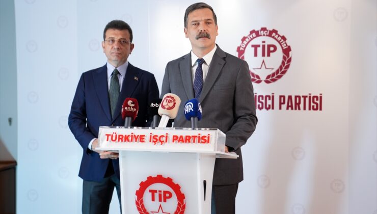 TBB Başkanı İmamoğlu’ndan TİP Genel Başkanı Baş’a ziyaret