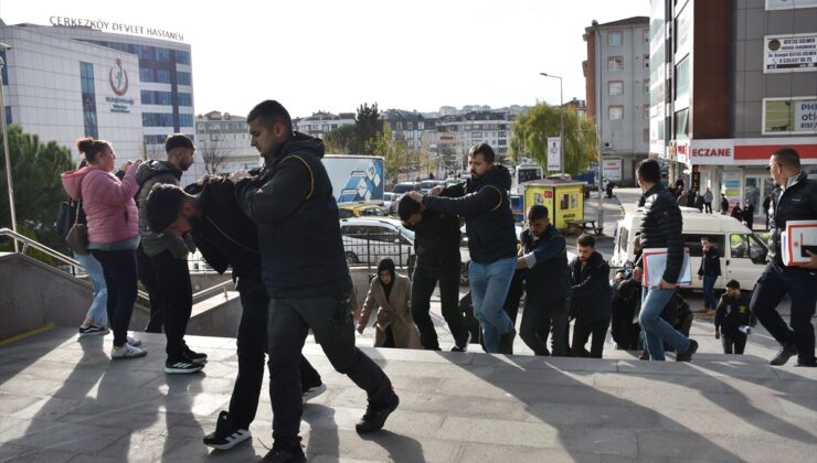 Tekirdağ merkezli dolandırıcılık operasyonunda 8 şüpheli yakalandı