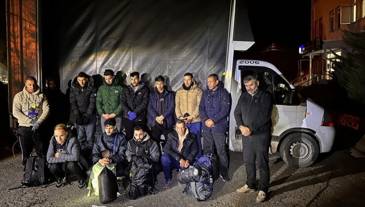 Tekirdağ'da 28 düzensiz göçmen yakalandı