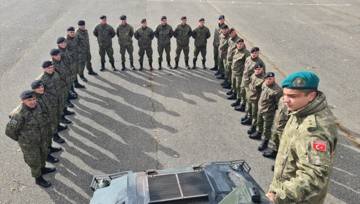 Türk askerinden Kosovalı askerlere “Sarp Silah Sistemi” eğitimi