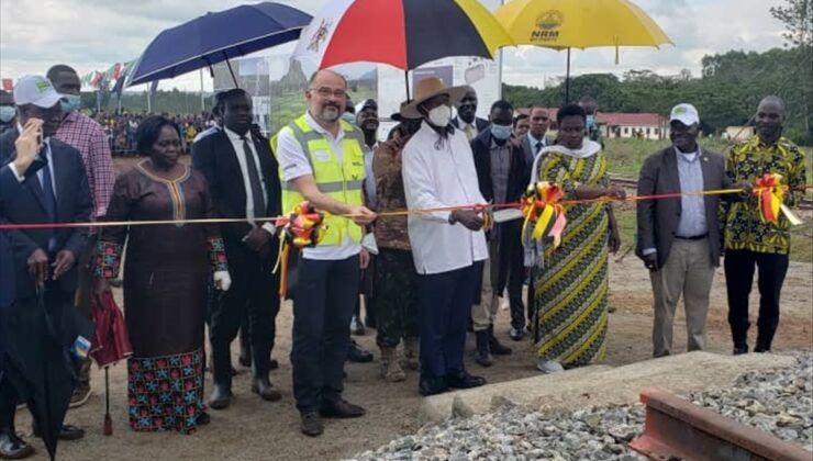 Türk şirket ile Uganda arasında imzalanan “Doğu Hattı Demir Yolu Projesi”nin temeli atıldı