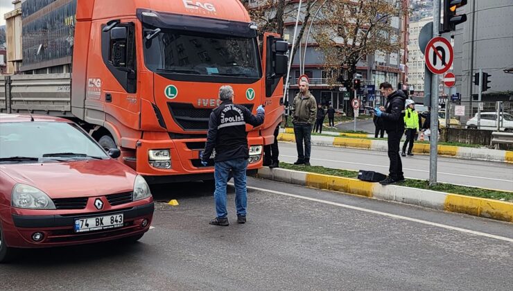 Zonguldak’ta tırın çarptığı yaya ağır yaralandı