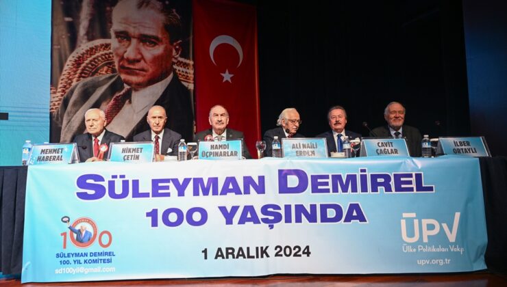 9. Cumhurbaşkanı Süleyman Demirel, doğumunun 100. yılında İstanbul’da anıldı